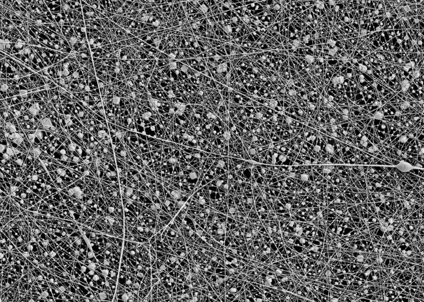 Nanofiber filter media for clean air in the vehicle cabin